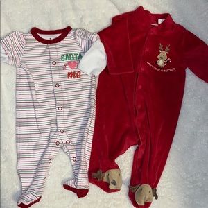 0-3 month Christmas Pajamas